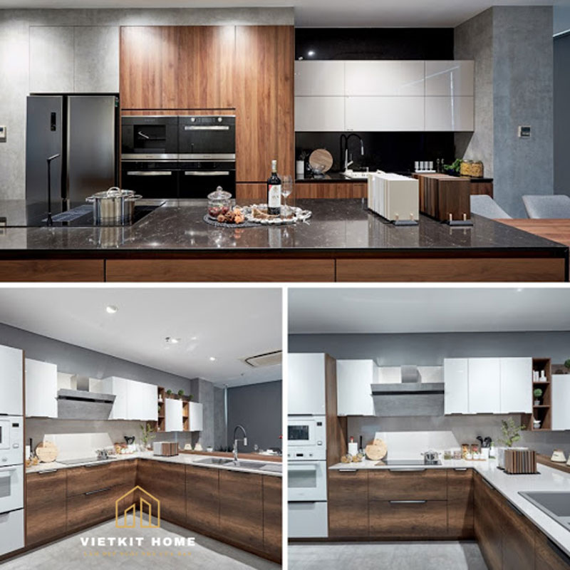Tủ bếp đẹp an cường- Vietkit Home