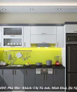 Vietkit Home Làm nội thất tủ bếp cho khách hàng tại Long Biên