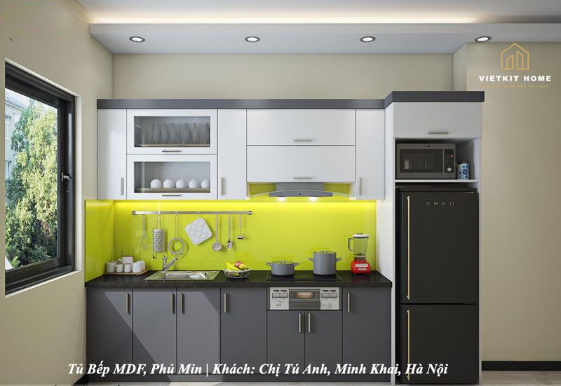 Vietkit Home Làm nội thất tủ bếp cho khách hàng tại Long Biên