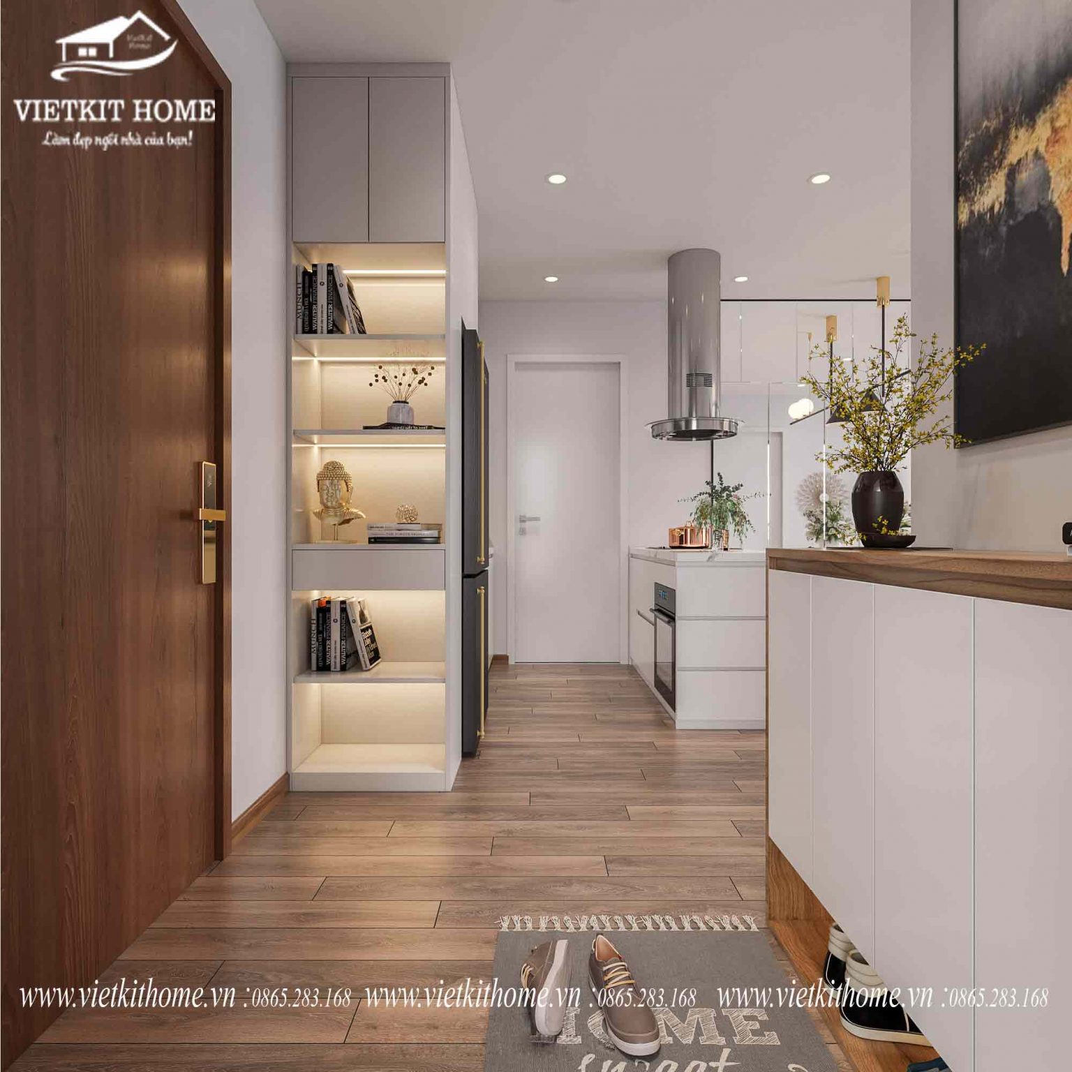 Làm nội thất chung cư Berriver Long Biên tòa N03