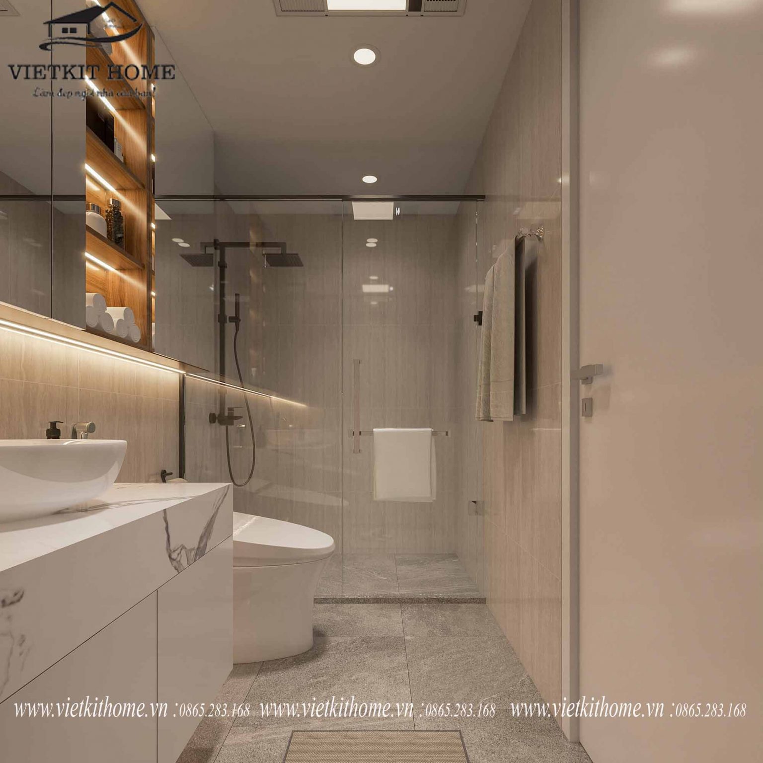 Làm nội thất chung cư Berriver Long Biên tòa N03