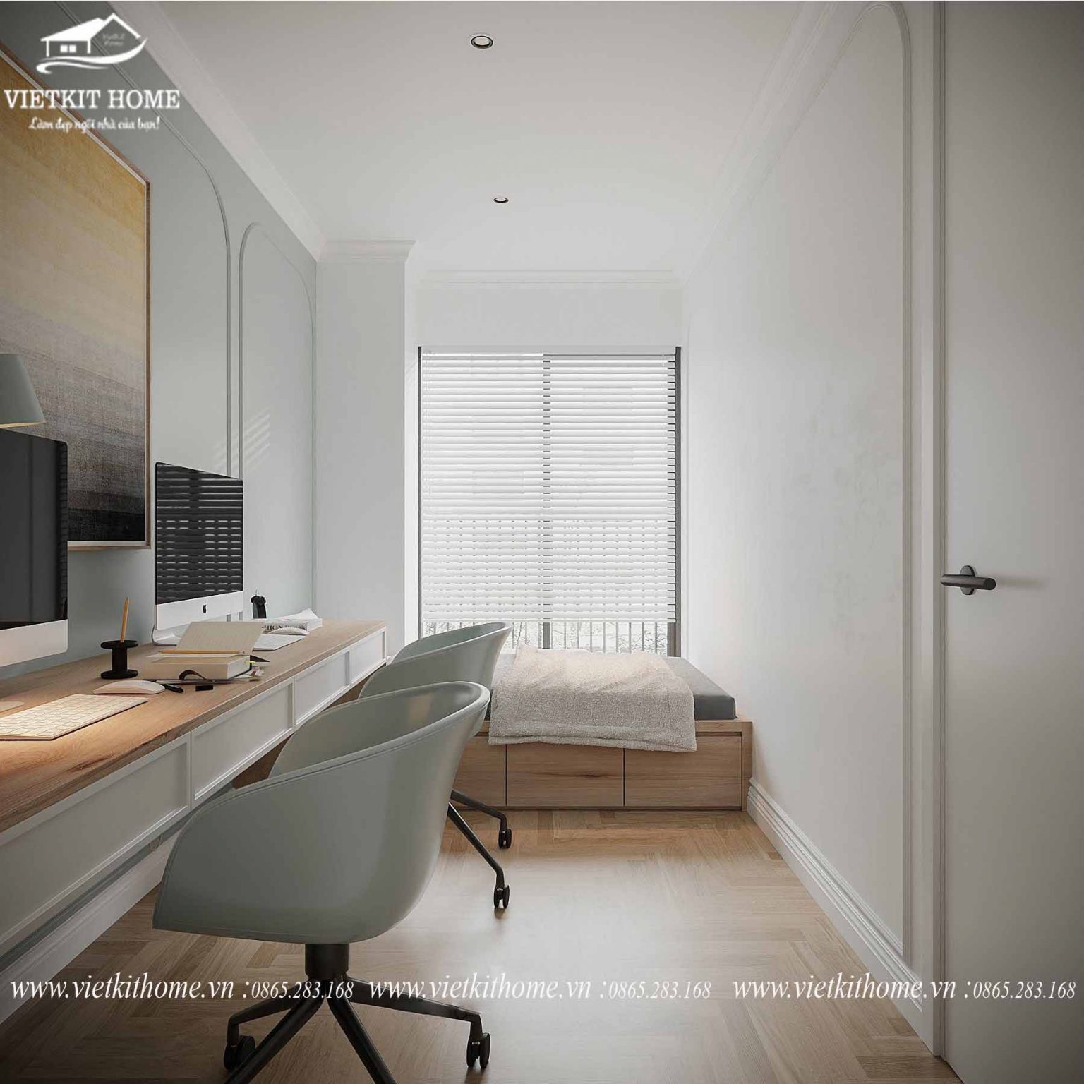 Làm Nội thất chung cư Berriver Long Biên