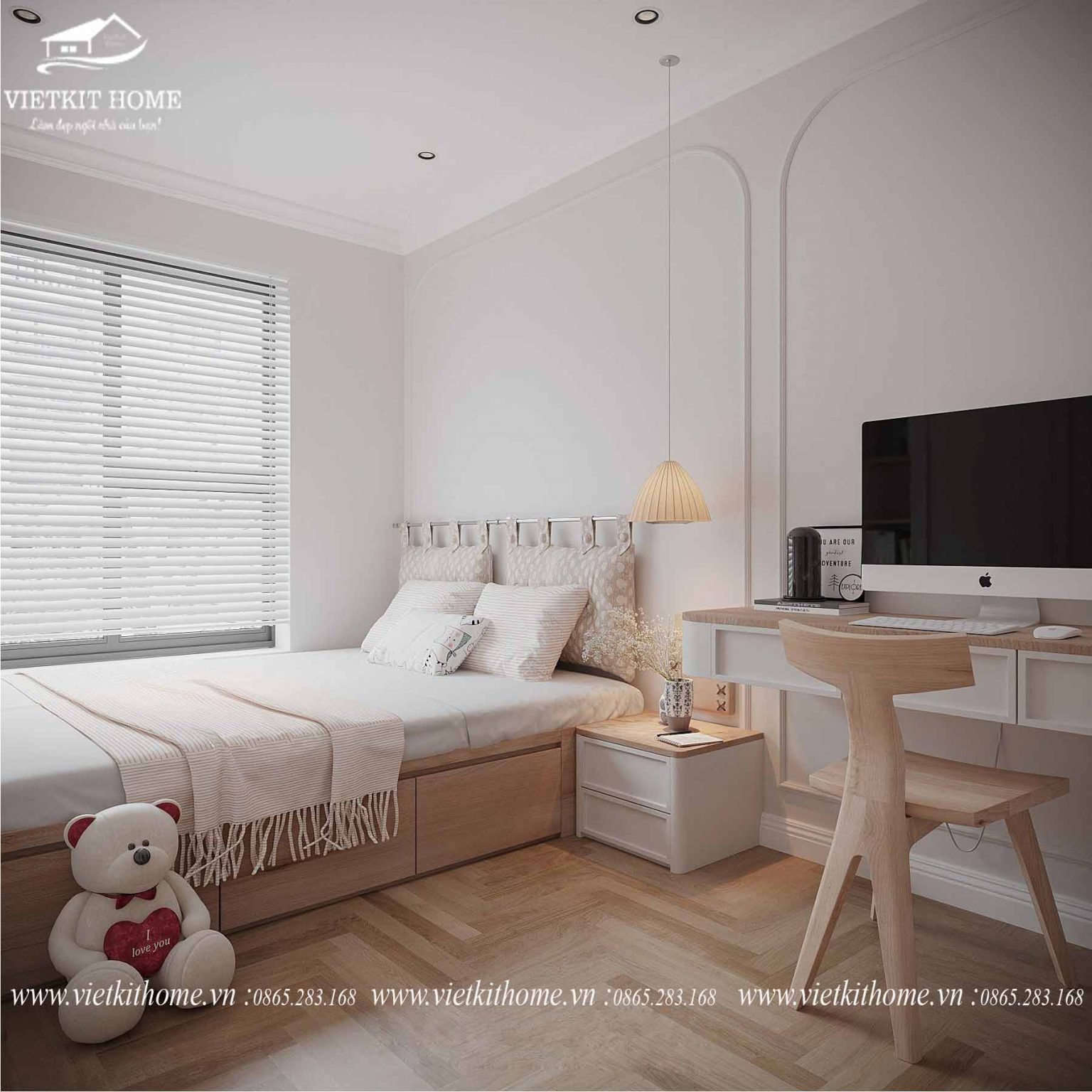 Làm Nội thất chung cư Berriver Long Biên