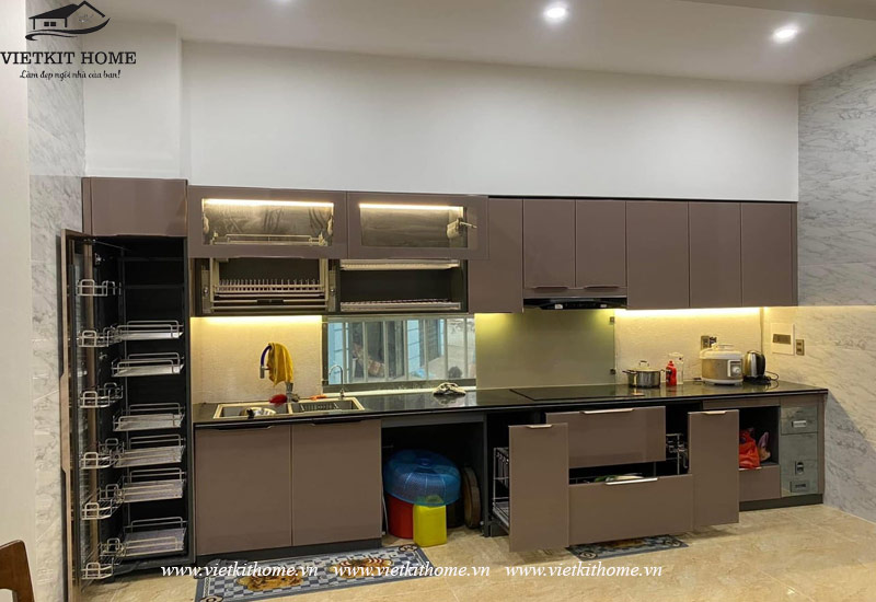 Tủ bếp inox giá rẻ Hà Nội