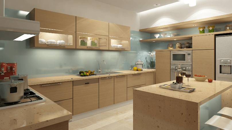 tủ bếp gỗ tự nhiên hình chữ G4 (1)