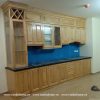 Mẫu Tủ Bếp Gỗ Sồi Nga Đẹp giá rẻ-vietkithome, Tủ Bếp Gỗ Sồi Nga