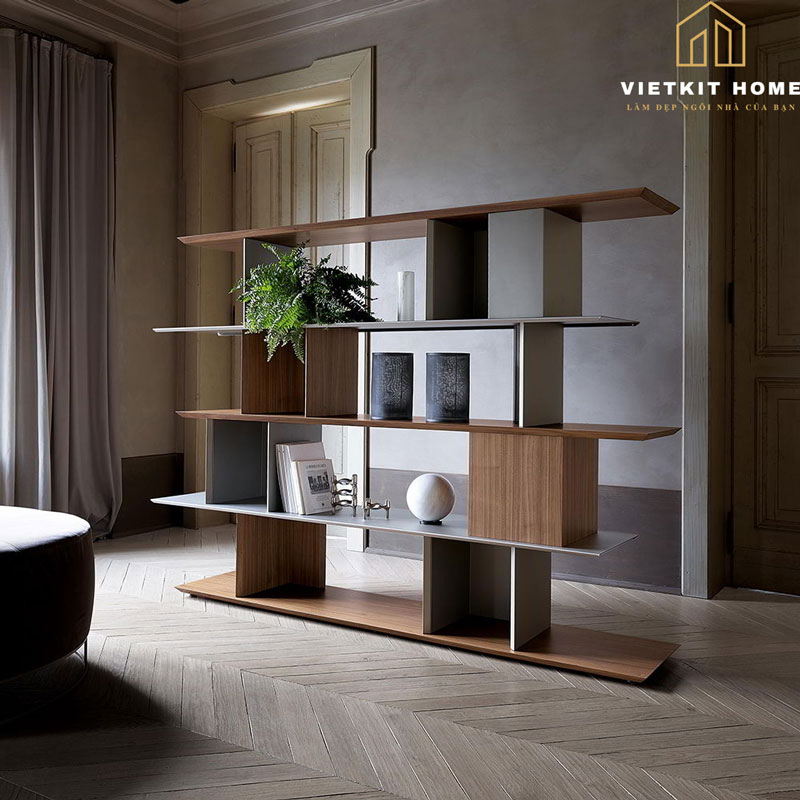 ke-go-trang-tri-phong-khach Kệ Trang Trí/ Vách Ngăn Đẹp 2021- Vietkit Home