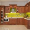 Tủ bếp gỗ xoan đào- Gỗ Xoan Đào Vietkit Home