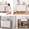 Mẫu tủ đựng giày Đẹp 2021 trong phòng khách- Vietkit Home
