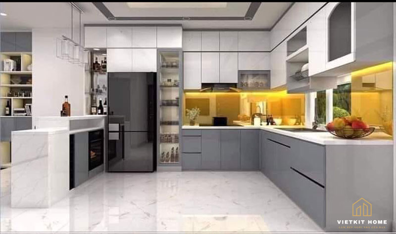 vietkithome-xuong-lam-tu-bep-dep-gia-tot-nhat-long-bien-5 Làm nội thất tủ bếp cho khách hàng tại Long Biên