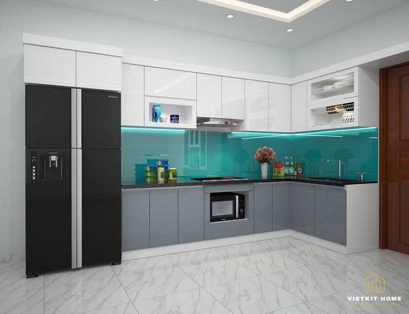 vietkithome-xuong-lam-tu-bep-dep-gia-tot-nhat-long-bien Làm nội thất tủ bếp cho khách hàng tại Long Biên