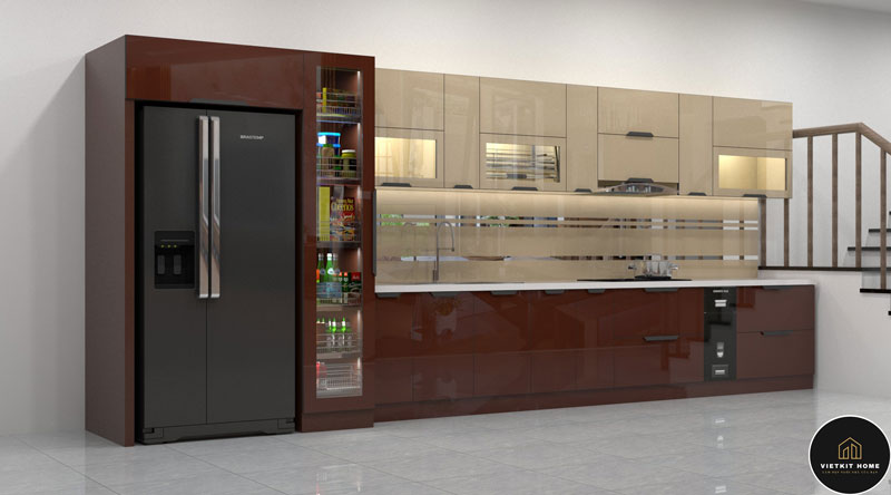 gia-tu-bep-inox-canh-kinh-vietkithome Tủ Bếp Inox Cánh Kính Khuyến Mại- Vietkit Home
