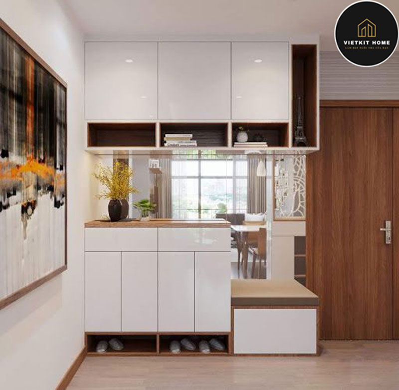 tu-giay-kich-tran-chung-cu-cao-cap-vietkithome Mẫu Tủ Giày Hiện Đại giá rẻ 2022- Vietkit Home