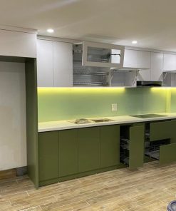 Làm tủ bếp gỗ MDF tại Phúc Đồng Long Biên