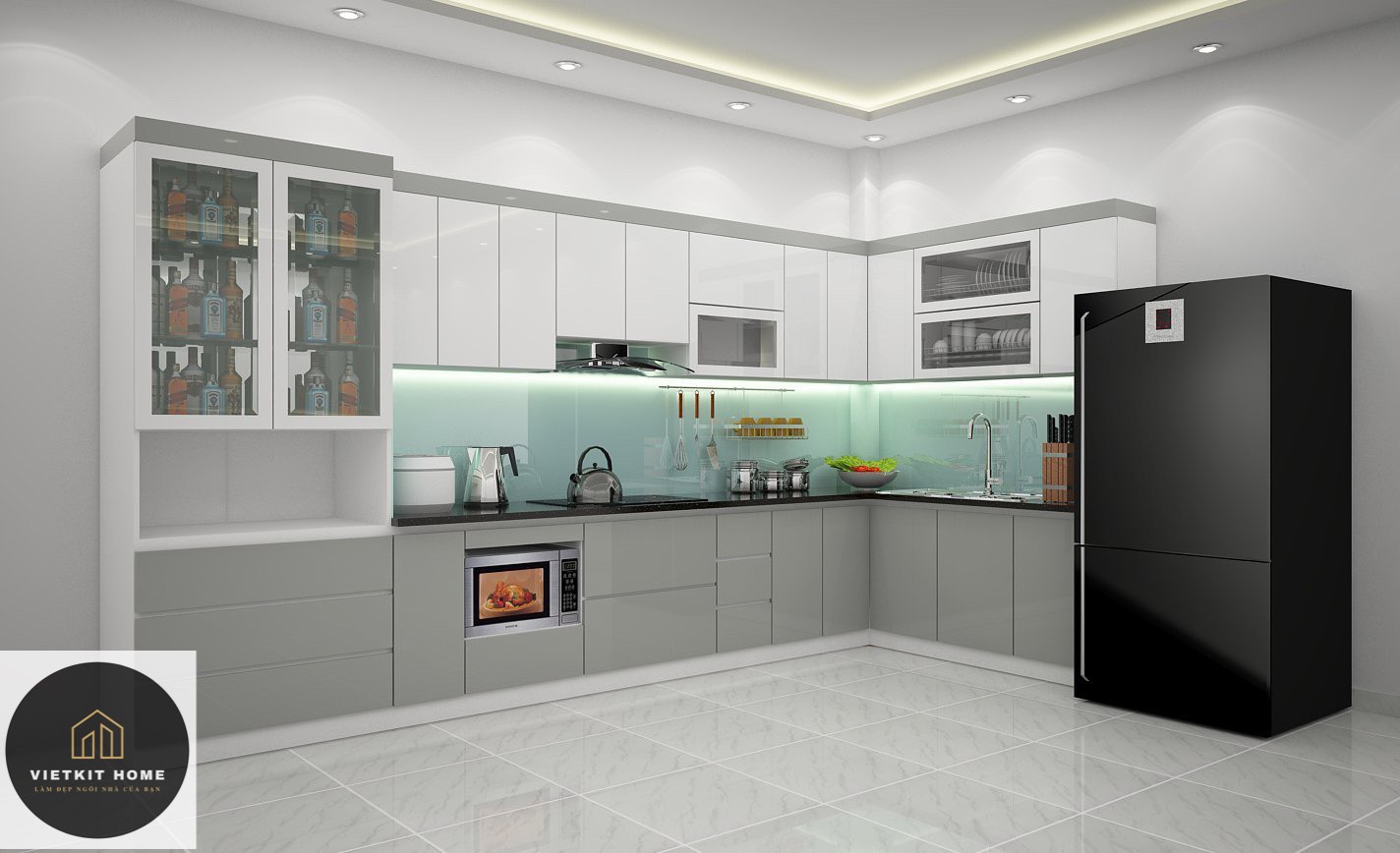 tk-3d-tu-bep-hoang-nhu-tiep-long-bien Vietkit Home làm tủ bếp Picomat tại 9B/88 Hoàng Như Tiếp Long Biên