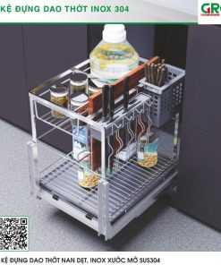 Giá-dao-thớt-Inox-304-nan-dẹt-hãng-Grob