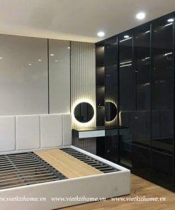 Mẫu 3 Tủ áo cánh kính 2024- Vietkit Home