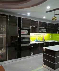 tủ bếp inox hình chữ U